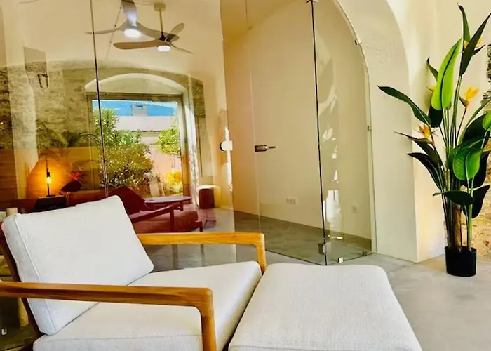 Montera Centre Avec Piscine Chauffee Et Jardin 아파트